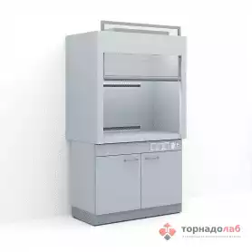 Шкаф вытяжной лабораторный Дельта-ШВ-201/2КГО (С раковиной и краном)